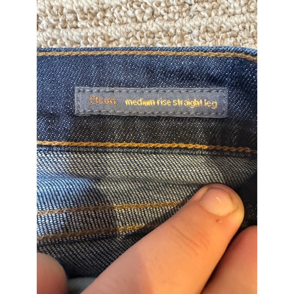 Citizens of Humanity Elson Medium Rise Straight Leg Dark Wash Jeans Size 31 - Picture 5 of 13